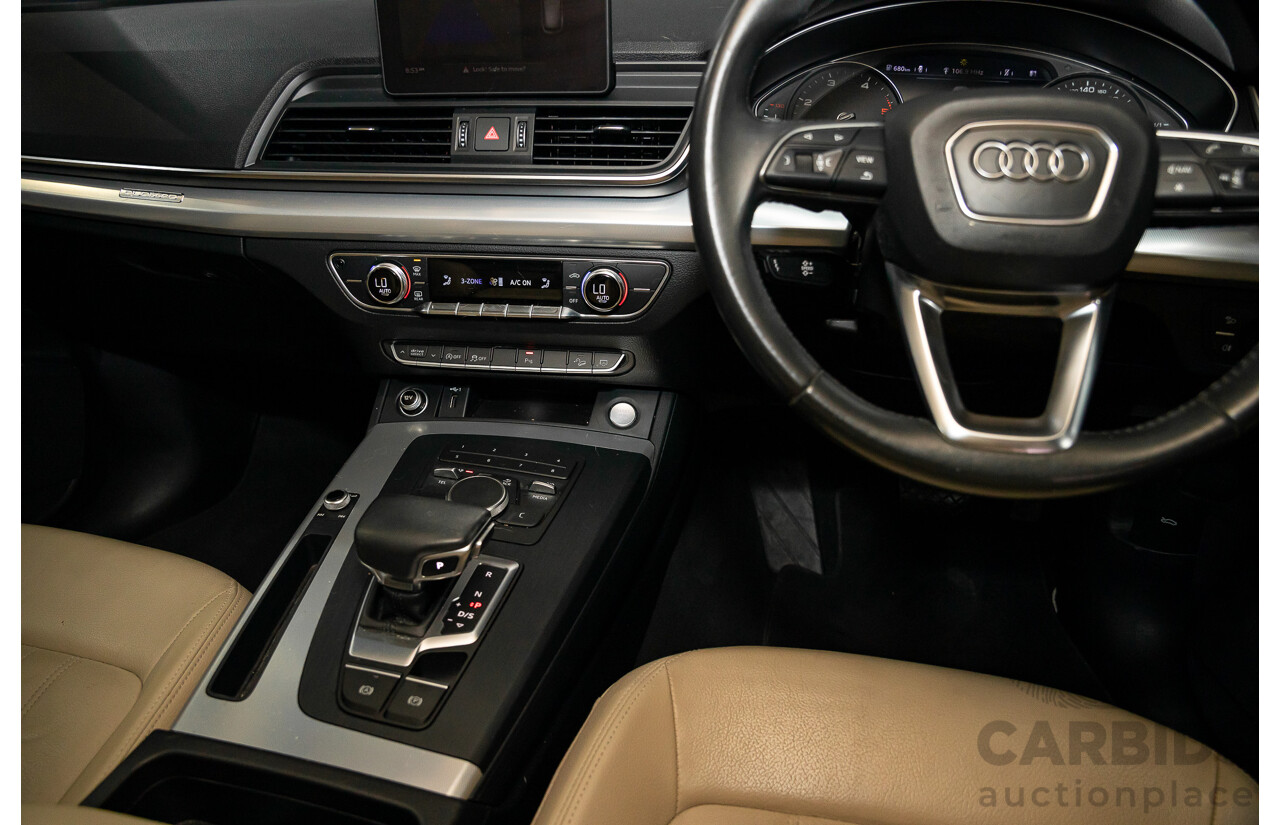 06/2019 Audi Q5 40 TDI Quattro Design (AWD) FY MY19 4d Wagon Brilliant Black Turbo Diesel 2.0L