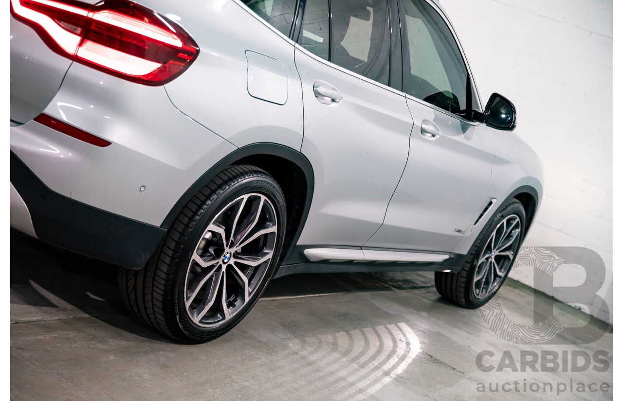 05/2018 BMW X3 xDrive30i xLine (AWD) G01 4d Wagon Glacier Silver Metallic Turbo 2.0L