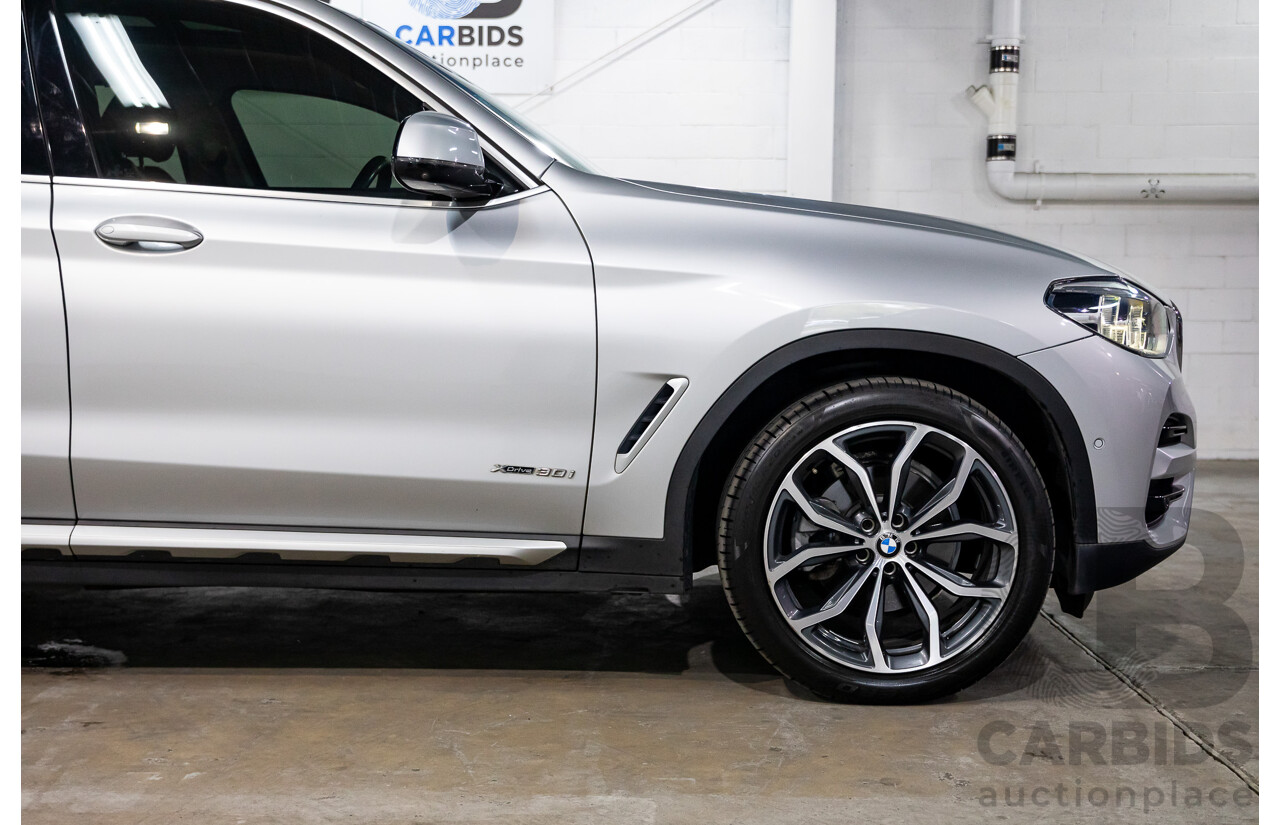 05/2018 BMW X3 xDrive30i xLine (AWD) G01 4d Wagon Glacier Silver Metallic Turbo 2.0L