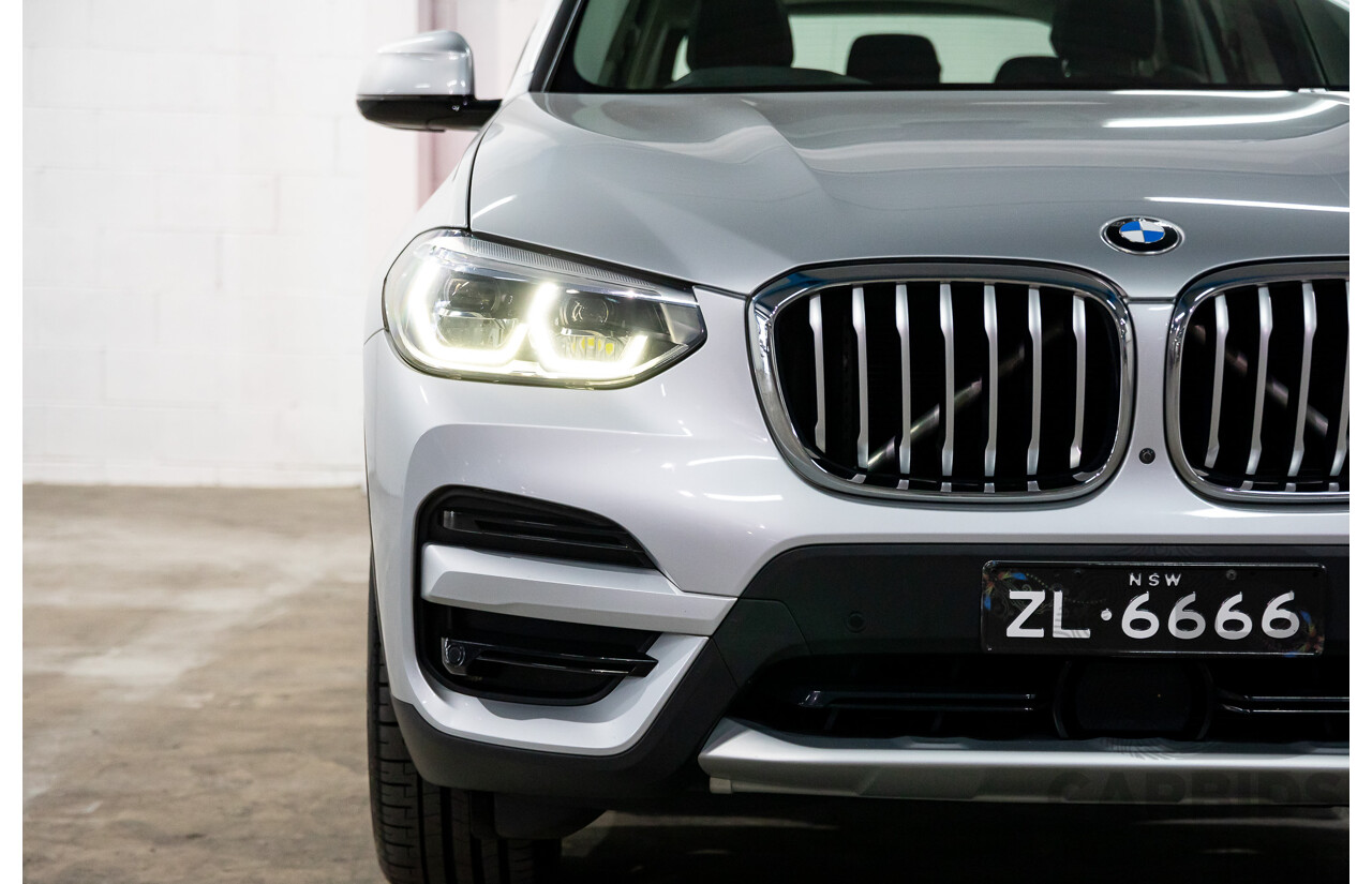 05/2018 BMW X3 xDrive30i xLine (AWD) G01 4d Wagon Glacier Silver Metallic Turbo 2.0L