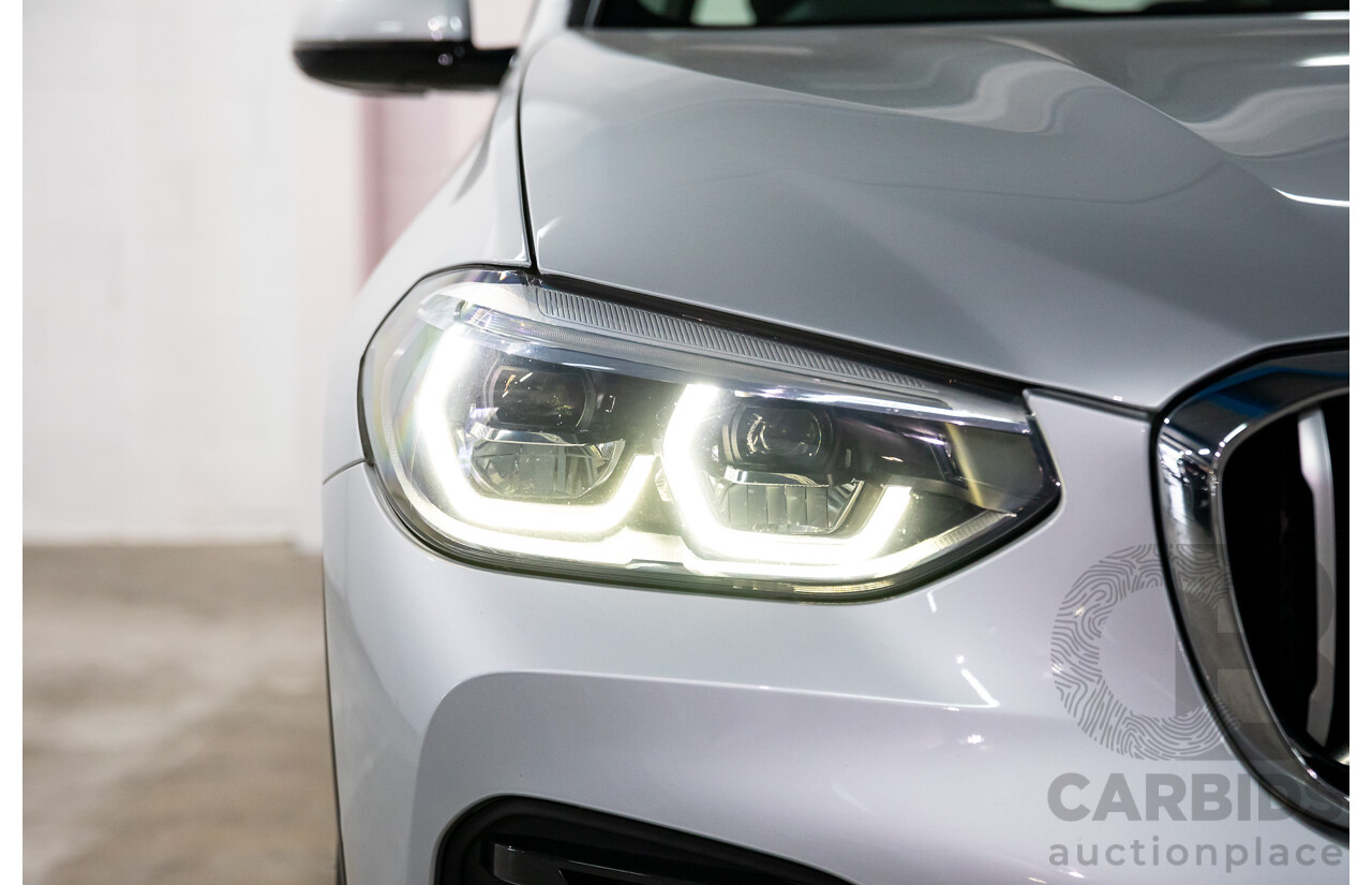 05/2018 BMW X3 xDrive30i xLine (AWD) G01 4d Wagon Glacier Silver Metallic Turbo 2.0L