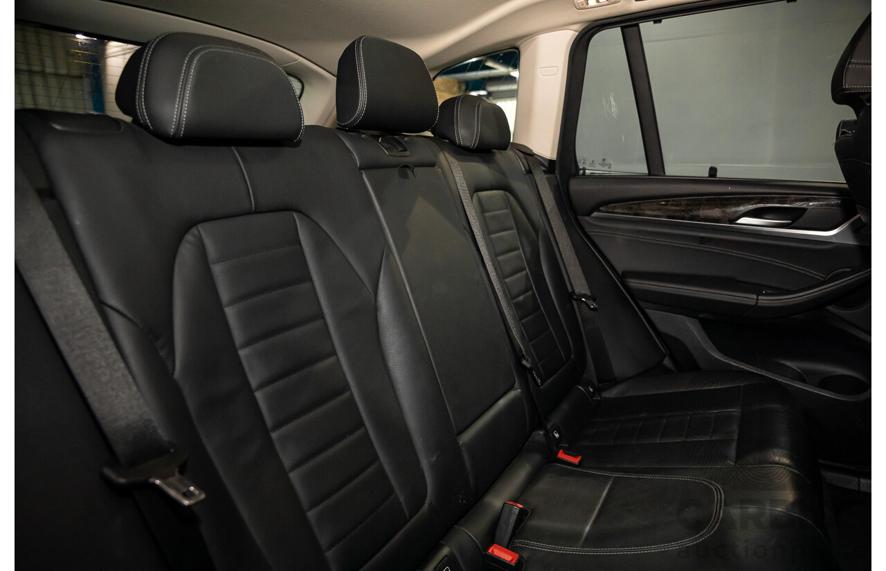 05/2018 BMW X3 xDrive30i xLine (AWD) G01 4d Wagon Glacier Silver Metallic Turbo 2.0L