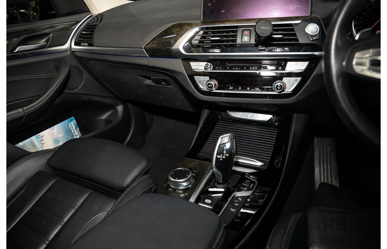 05/2018 BMW X3 xDrive30i xLine (AWD) G01 4d Wagon Glacier Silver Metallic Turbo 2.0L