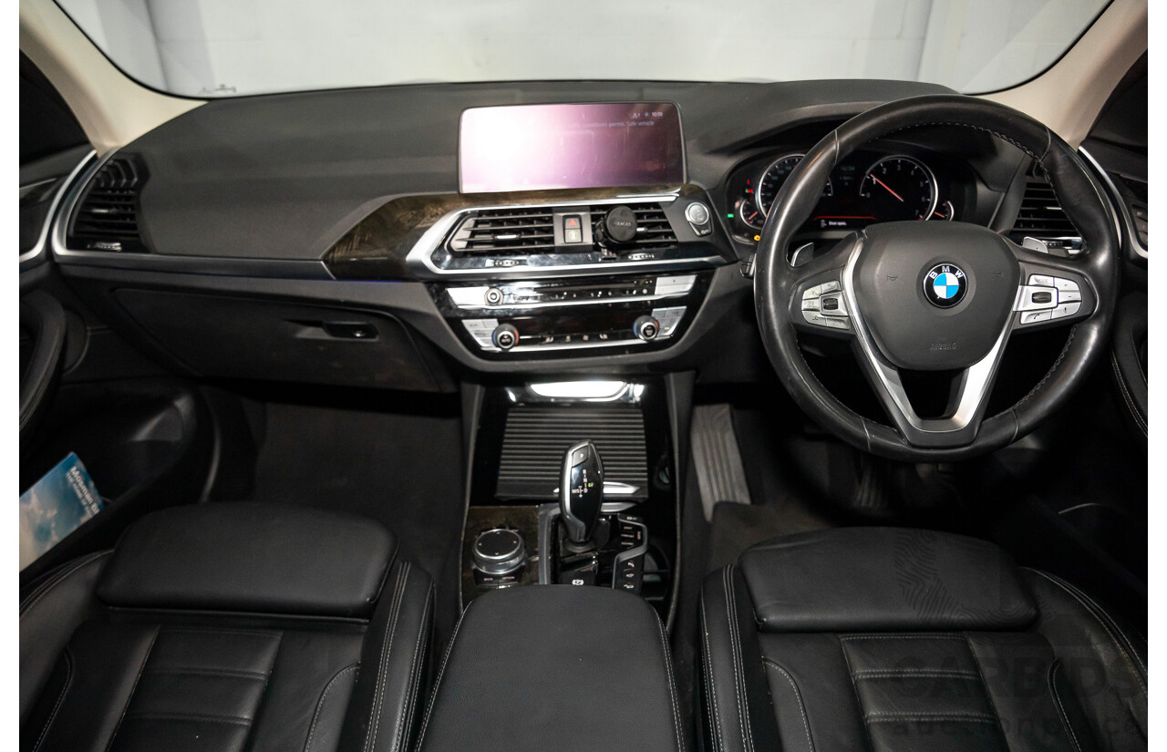 05/2018 BMW X3 xDrive30i xLine (AWD) G01 4d Wagon Glacier Silver Metallic Turbo 2.0L