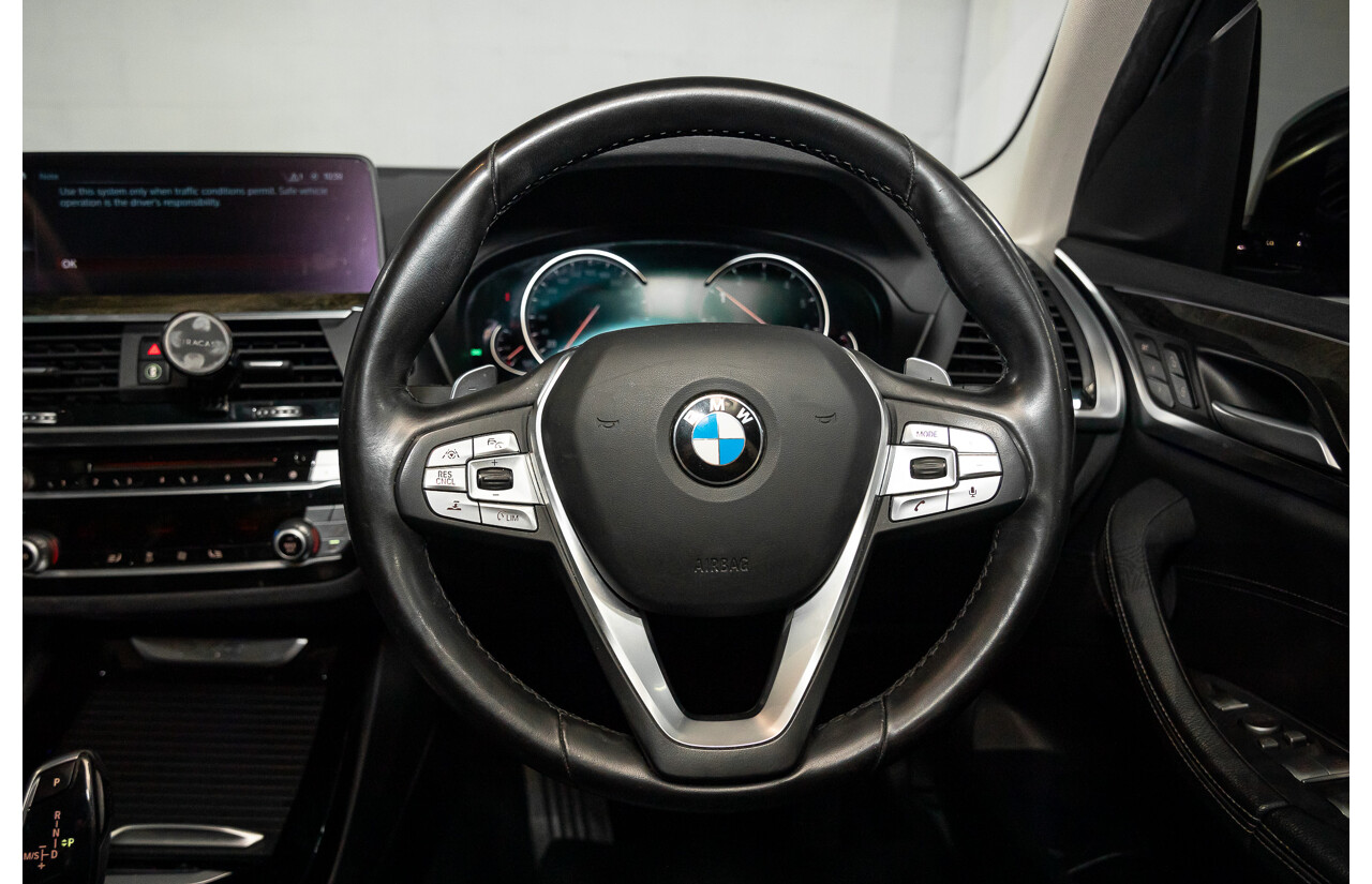 05/2018 BMW X3 xDrive30i xLine (AWD) G01 4d Wagon Glacier Silver Metallic Turbo 2.0L