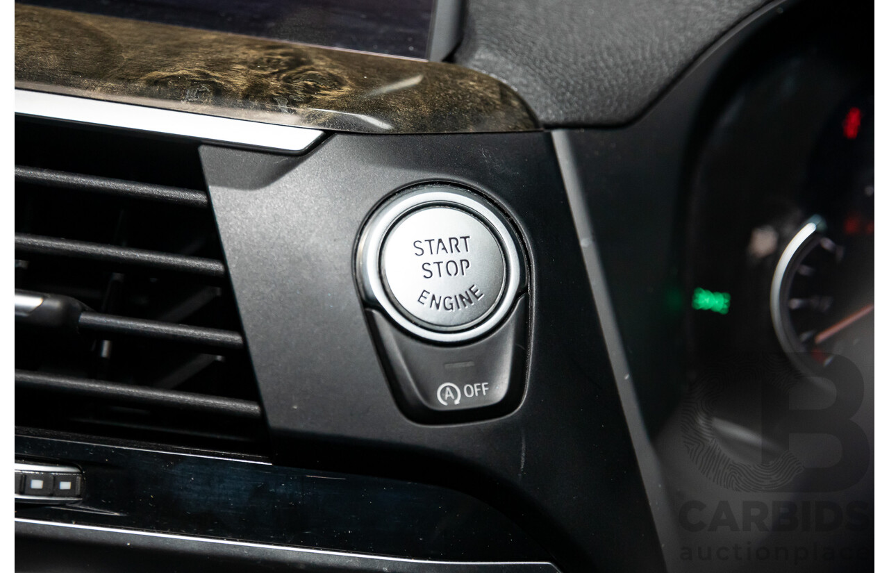 05/2018 BMW X3 xDrive30i xLine (AWD) G01 4d Wagon Glacier Silver Metallic Turbo 2.0L