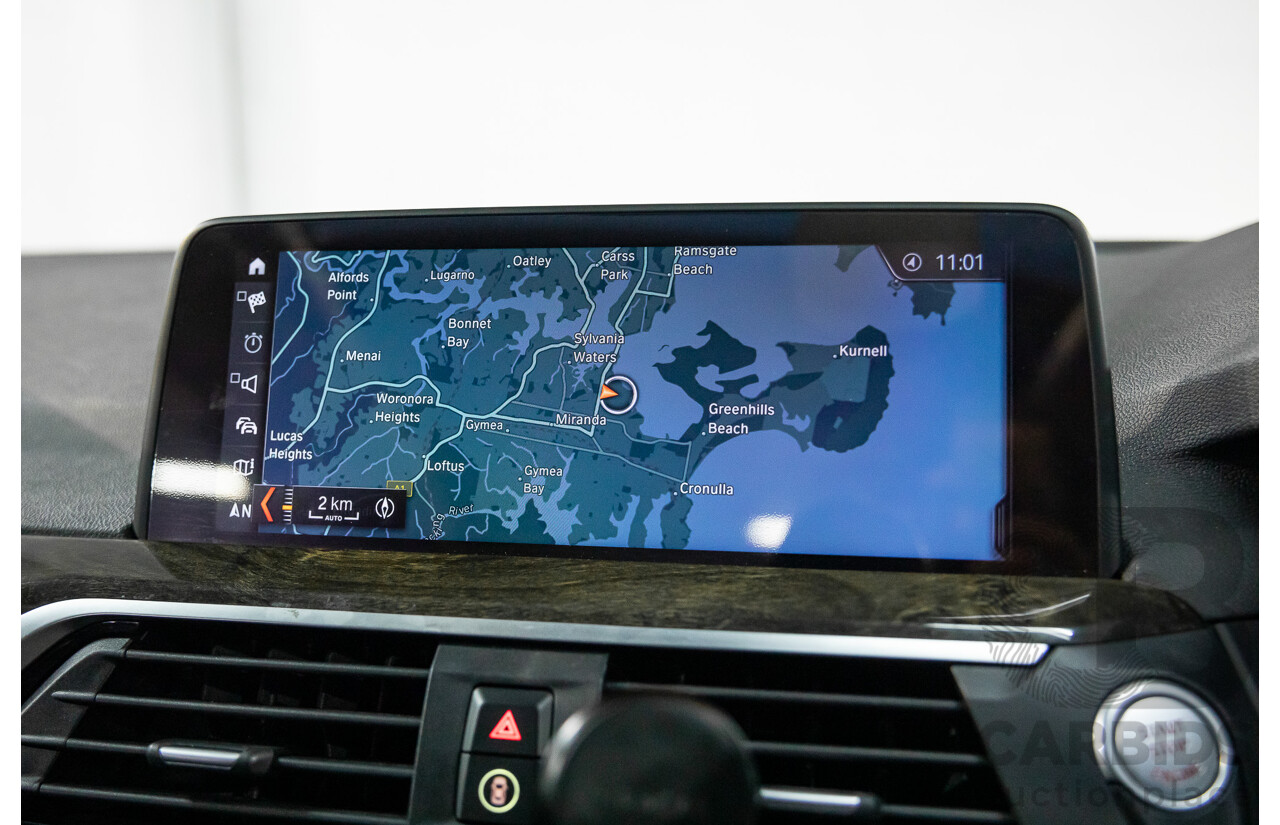 05/2018 BMW X3 xDrive30i xLine (AWD) G01 4d Wagon Glacier Silver Metallic Turbo 2.0L