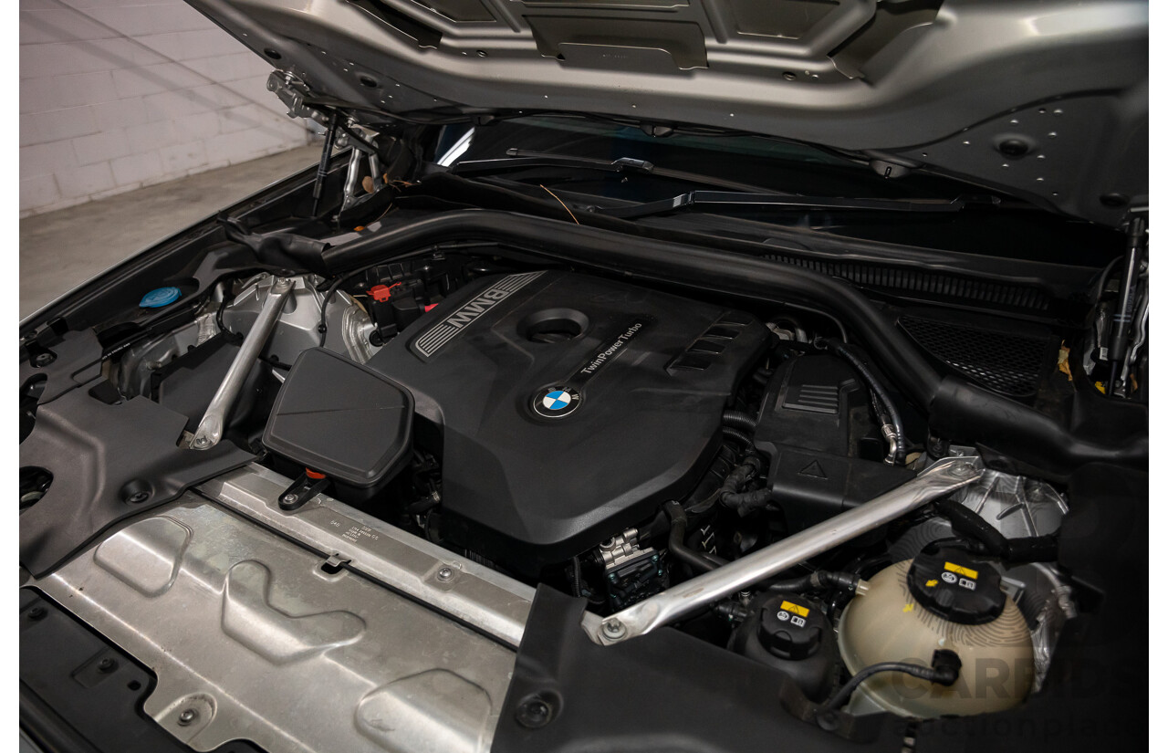 05/2018 BMW X3 xDrive30i xLine (AWD) G01 4d Wagon Glacier Silver Metallic Turbo 2.0L