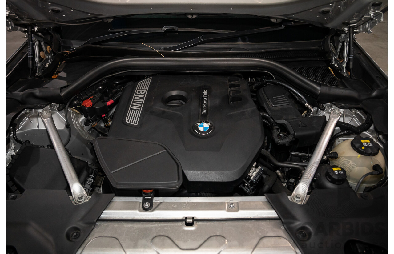 05/2018 BMW X3 xDrive30i xLine (AWD) G01 4d Wagon Glacier Silver Metallic Turbo 2.0L