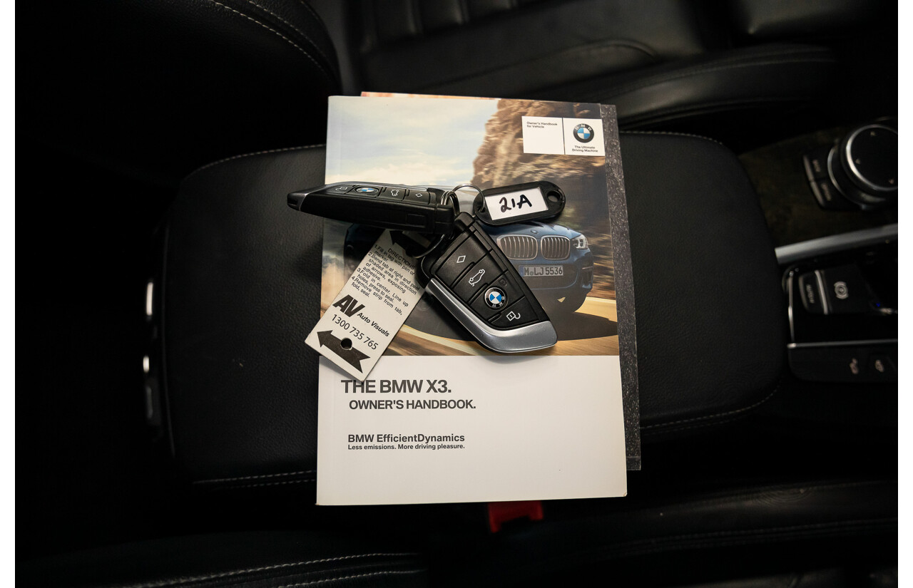 05/2018 BMW X3 xDrive30i xLine (AWD) G01 4d Wagon Glacier Silver Metallic Turbo 2.0L