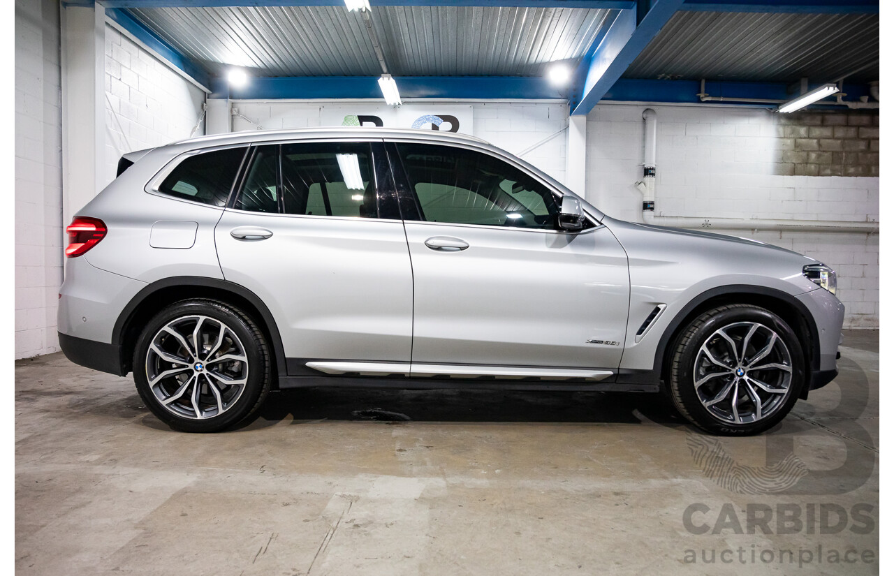05/2018 BMW X3 xDrive30i xLine (AWD) G01 4d Wagon Glacier Silver Metallic Turbo 2.0L