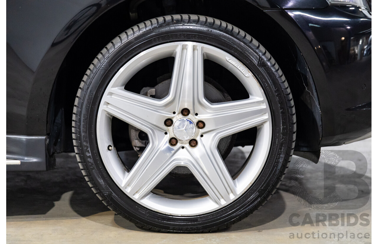 4/2011 Mercedes-Benz ML 350 CDI (4x4) 164 MY11 4d Wagon Black Obsidian Metallic Turbo Diesel V6 3.0L