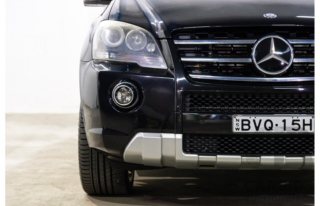 4/2011 Mercedes-Benz ML 350 CDI (4x4) 164 MY11 4d Wagon Black Obsidian Metallic Turbo Diesel V6 3.0L