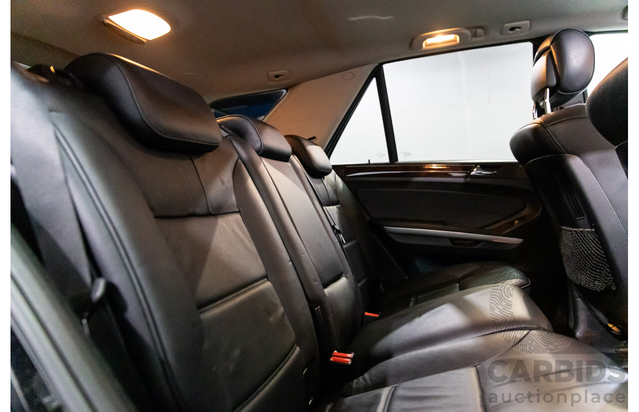 4/2011 Mercedes-Benz ML 350 CDI (4x4) 164 MY11 4d Wagon Black Obsidian Metallic Turbo Diesel V6 3.0L