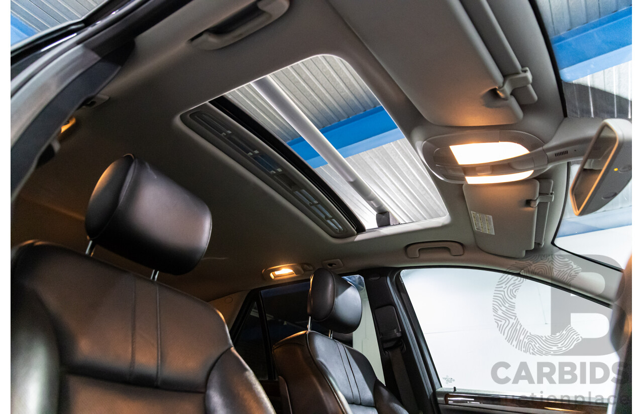 4/2011 Mercedes-Benz ML 350 CDI (4x4) 164 MY11 4d Wagon Black Obsidian Metallic Turbo Diesel V6 3.0L