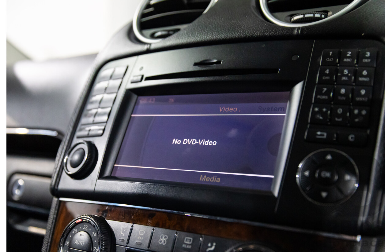 4/2011 Mercedes-Benz ML 350 CDI (4x4) 164 MY11 4d Wagon Black Obsidian Metallic Turbo Diesel V6 3.0L