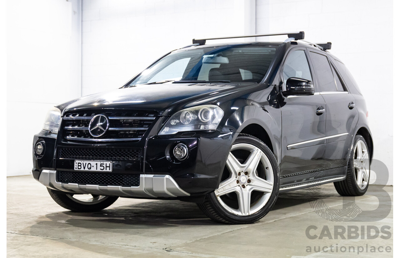 4/2011 Mercedes-Benz ML 350 CDI (4x4) 164 MY11 4d Wagon Black Obsidian Metallic Turbo Diesel V6 3.0L