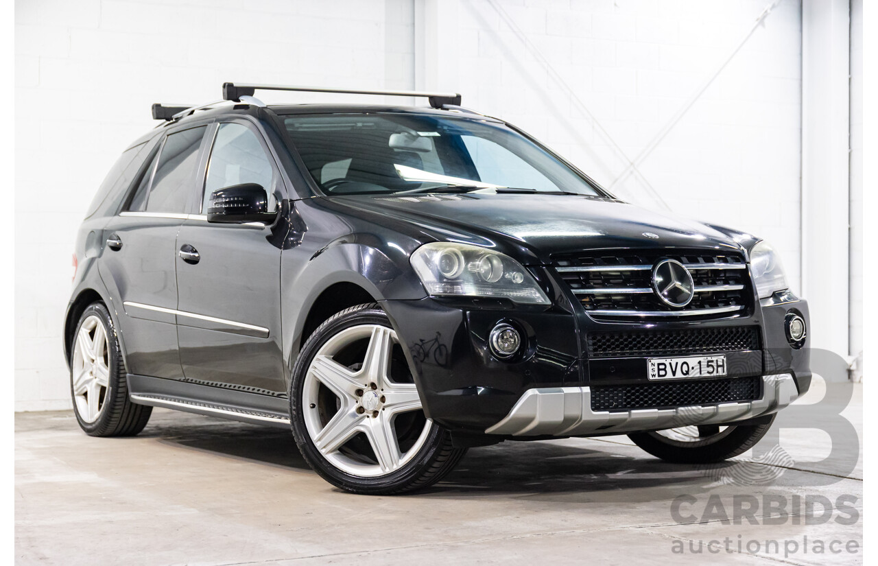 4/2011 Mercedes-Benz ML 350 CDI (4x4) 164 MY11 4d Wagon Black Obsidian Metallic Turbo Diesel V6 3.0L