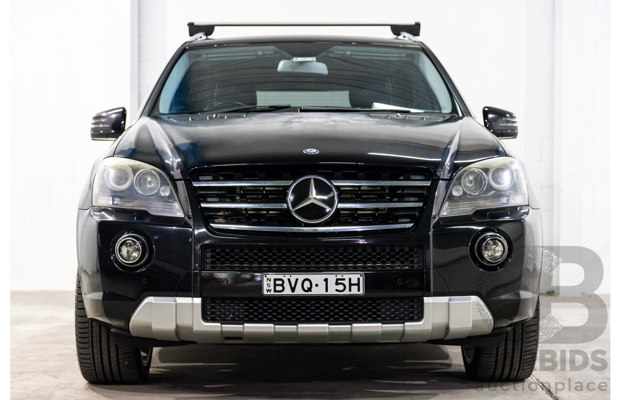 4/2011 Mercedes-Benz ML 350 CDI (4x4) 164 MY11 4d Wagon Black Obsidian Metallic Turbo Diesel V6 3.0L