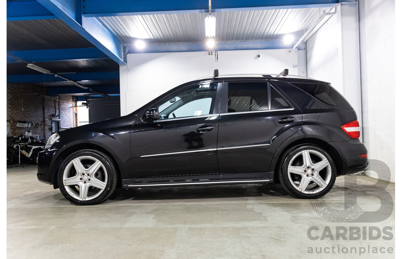 4/2011 Mercedes-Benz ML 350 CDI (4x4) 164 MY11 4d Wagon Black Obsidian Metallic Turbo Diesel V6 3.0L