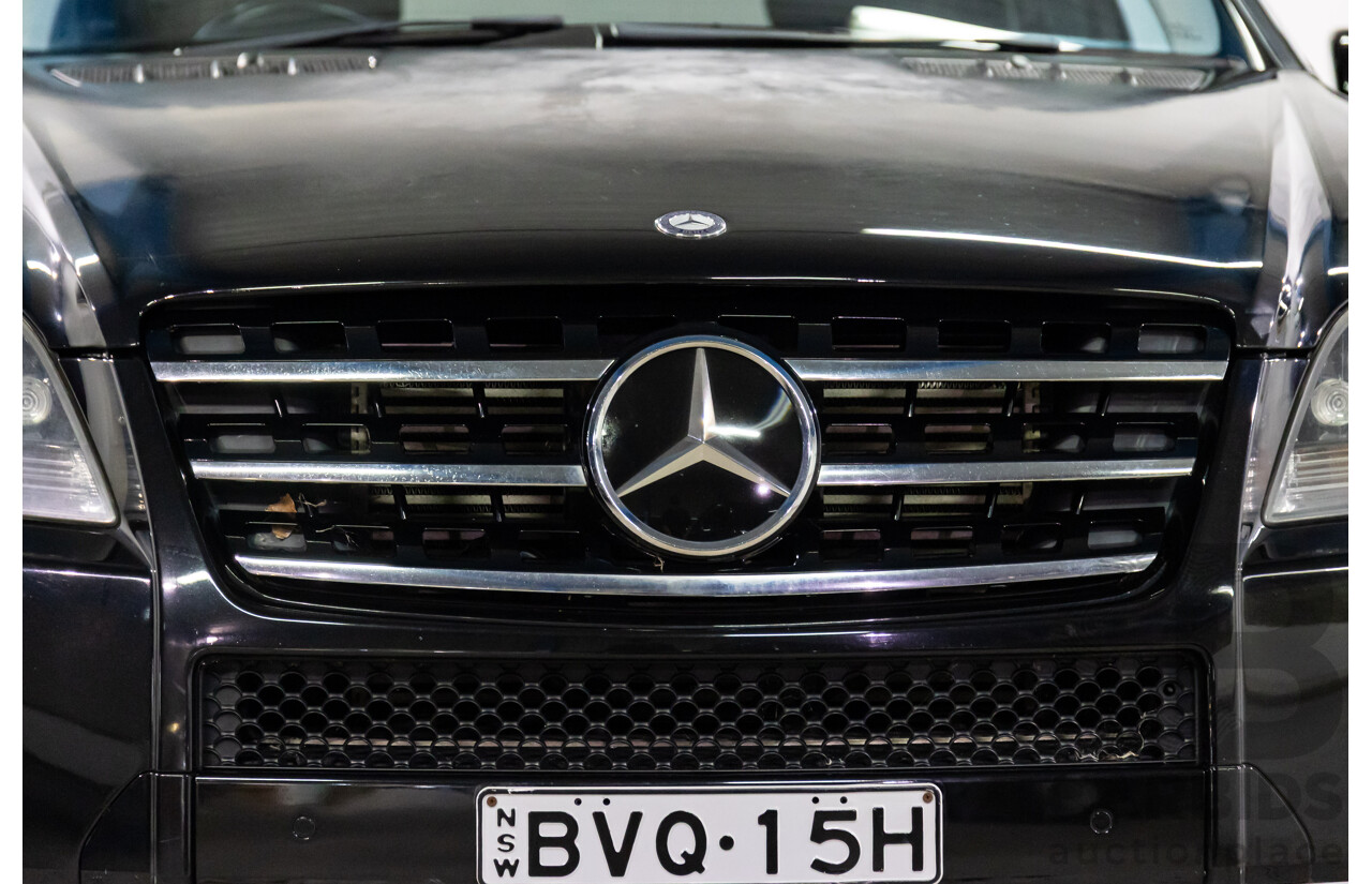 4/2011 Mercedes-Benz ML 350 CDI (4x4) 164 MY11 4d Wagon Black Obsidian Metallic Turbo Diesel V6 3.0L