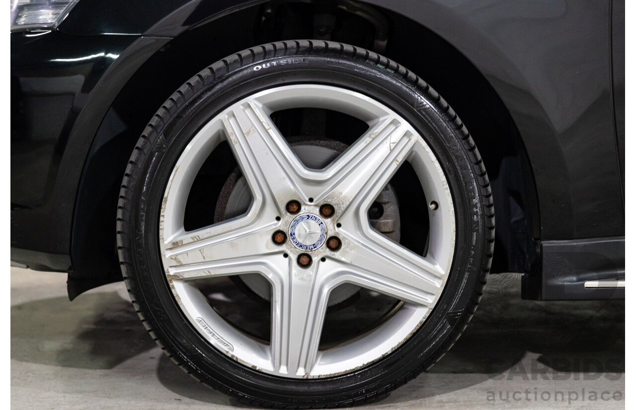 4/2011 Mercedes-Benz ML 350 CDI (4x4) 164 MY11 4d Wagon Black Obsidian Metallic Turbo Diesel V6 3.0L