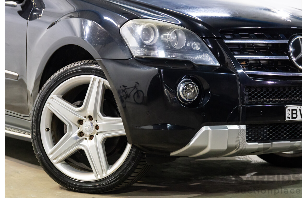 4/2011 Mercedes-Benz ML 350 CDI (4x4) 164 MY11 4d Wagon Black Obsidian Metallic Turbo Diesel V6 3.0L