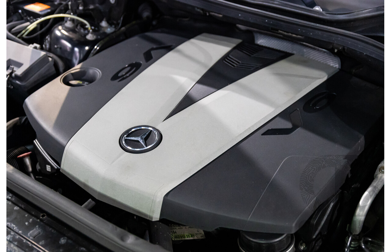 4/2011 Mercedes-Benz ML 350 CDI (4x4) 164 MY11 4d Wagon Black Obsidian Metallic Turbo Diesel V6 3.0L