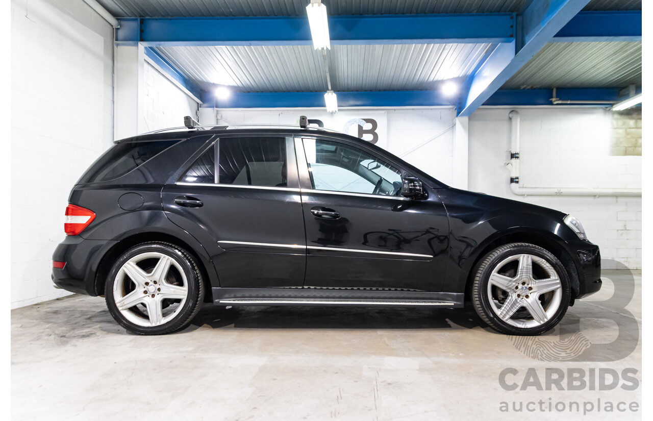 4/2011 Mercedes-Benz ML 350 CDI (4x4) 164 MY11 4d Wagon Black Obsidian Metallic Turbo Diesel V6 3.0L