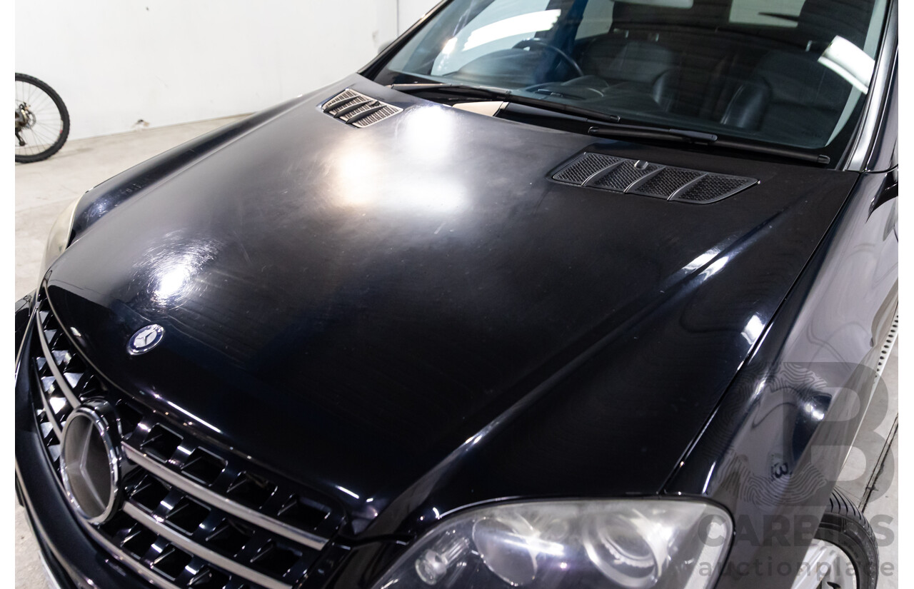4/2011 Mercedes-Benz ML 350 CDI (4x4) 164 MY11 4d Wagon Black Obsidian Metallic Turbo Diesel V6 3.0L