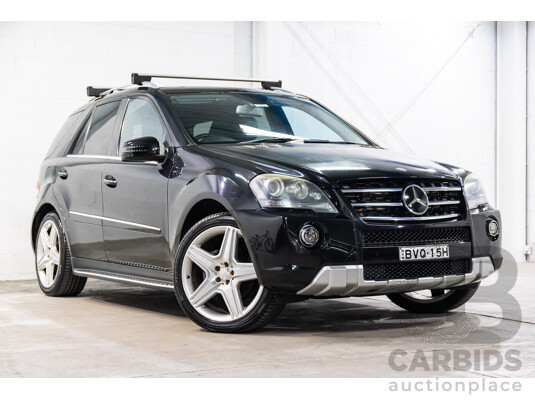 4/2011 Mercedes-Benz ML 350 CDI (4x4) 164 MY11 4d Wagon Black Obsidian Metallic Turbo Diesel V6 3.0L