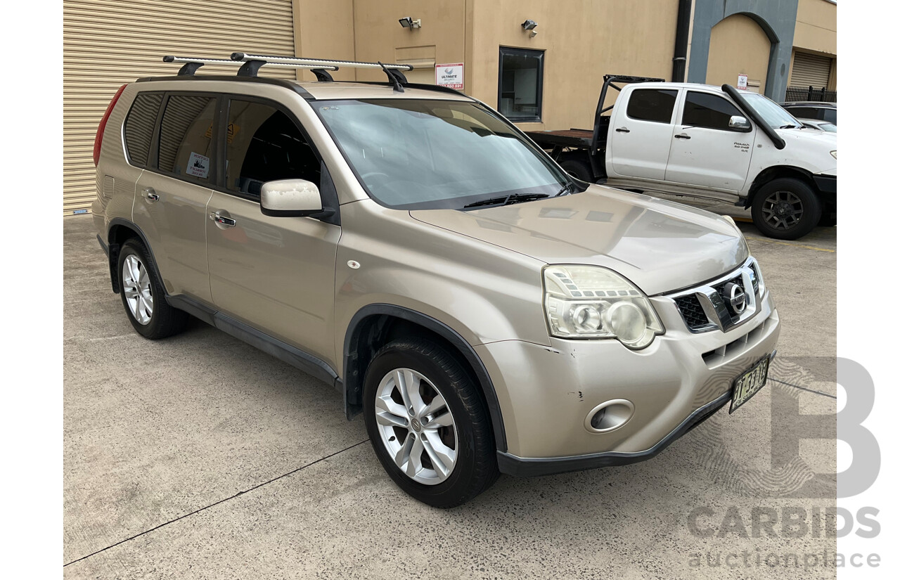 5/2012 Nissan X-Trail ST (FWD) T31 Series 5 4d Wagon Gold 2.0L