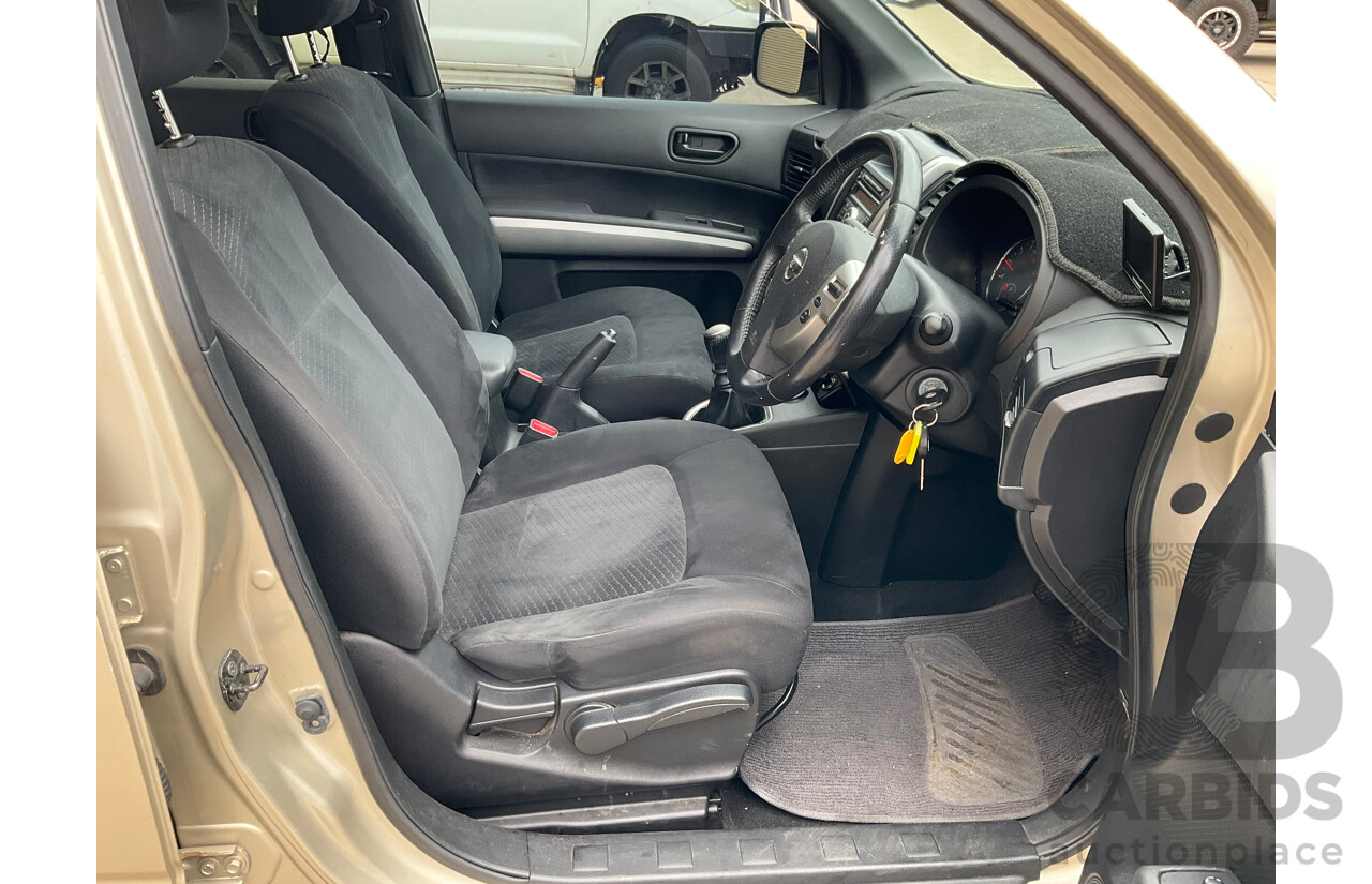 5/2012 Nissan X-Trail ST (FWD) T31 Series 5 4d Wagon Gold 2.0L