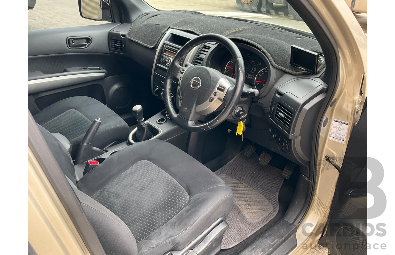 5/2012 Nissan X-Trail ST (FWD) T31 Series 5 4d Wagon Gold 2.0L