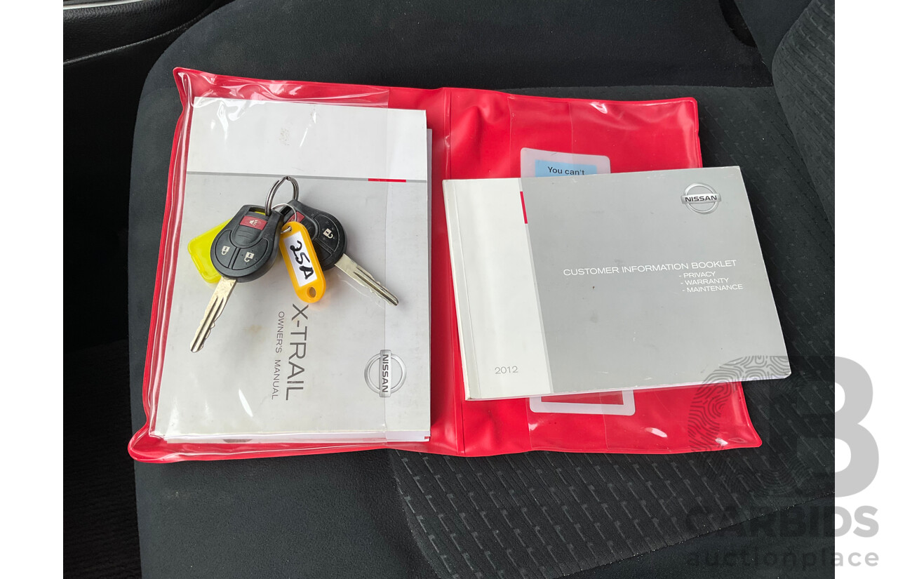 5/2012 Nissan X-Trail ST (FWD) T31 Series 5 4d Wagon Gold 2.0L