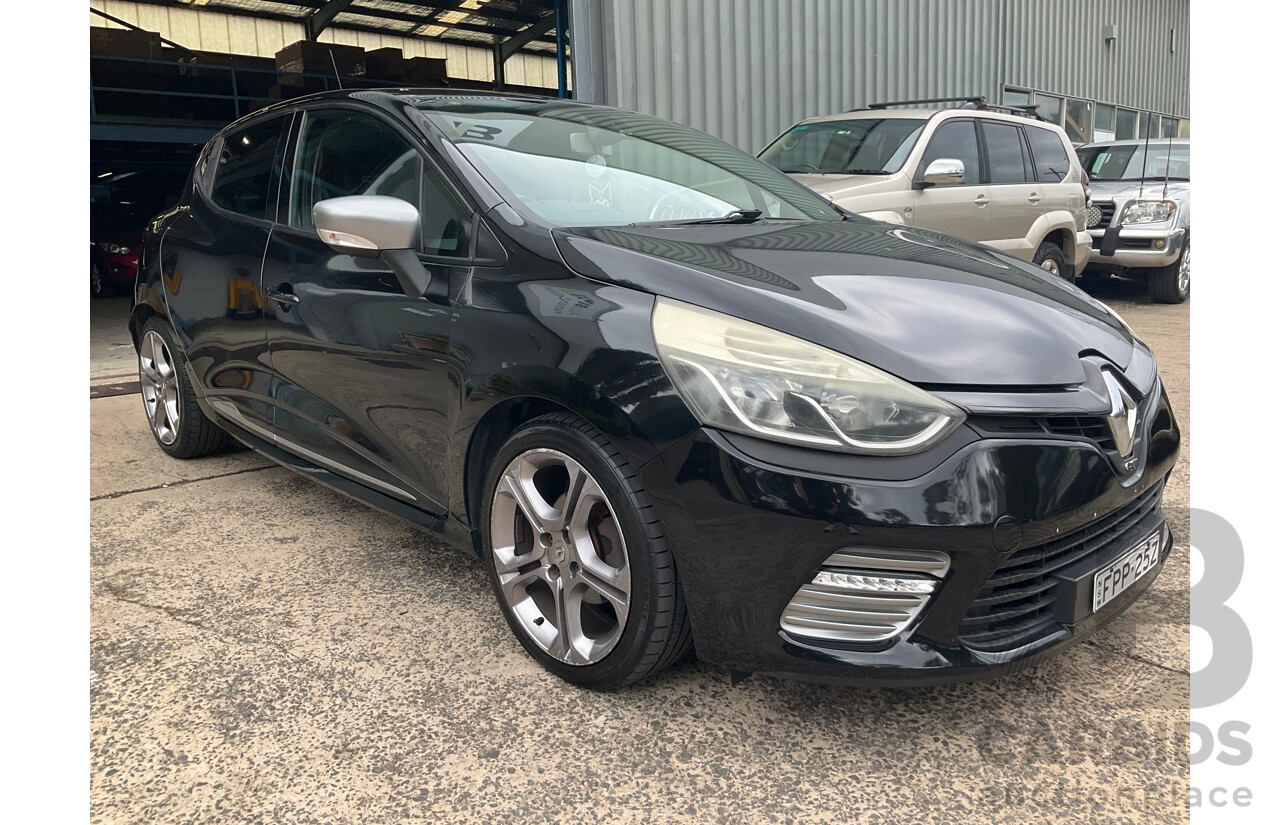 2/2015 Renault Clio GT X98 5d Hatchback Black 1.2L