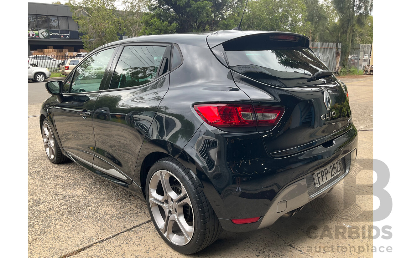 2/2015 Renault Clio GT X98 5d Hatchback Black 1.2L