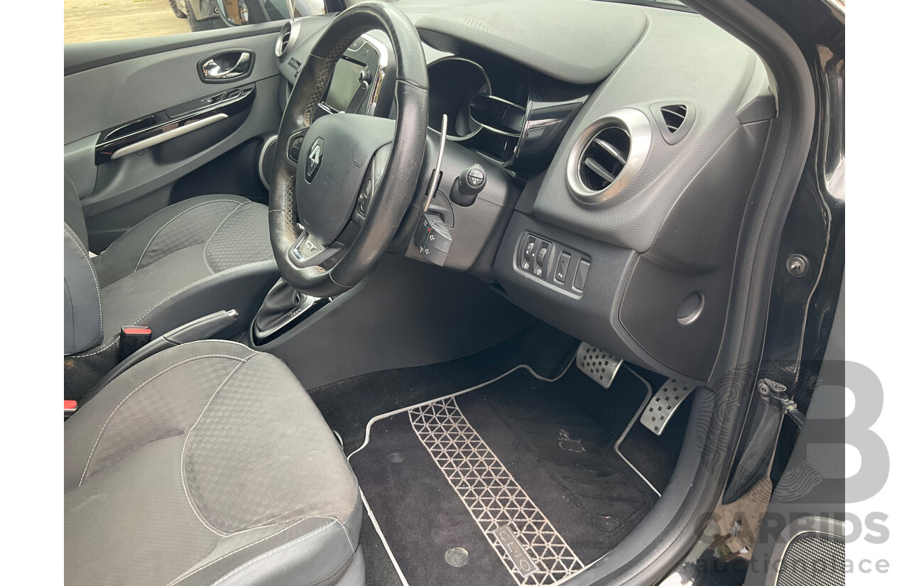 2/2015 Renault Clio GT X98 5d Hatchback Black 1.2L