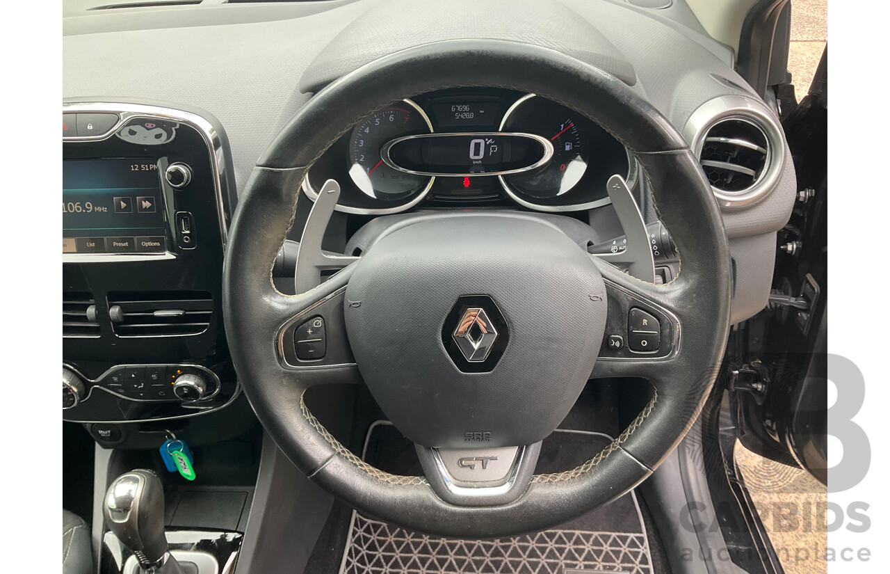 2/2015 Renault Clio GT X98 5d Hatchback Black 1.2L