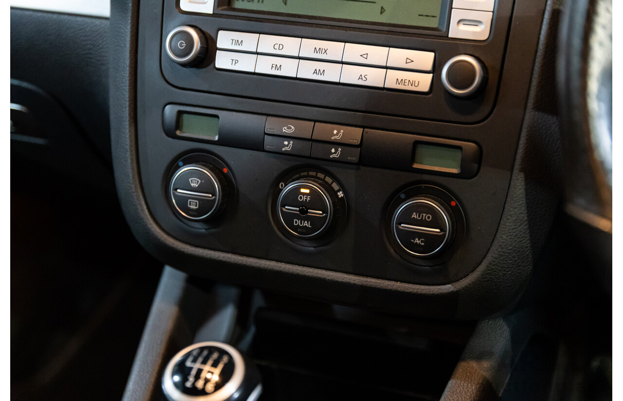 09/2007 Volkswagen Golf GTi (FWD) 1K MY08 Upgrade 5d Hatchback Black Magic Pearl Turbo 2.0L