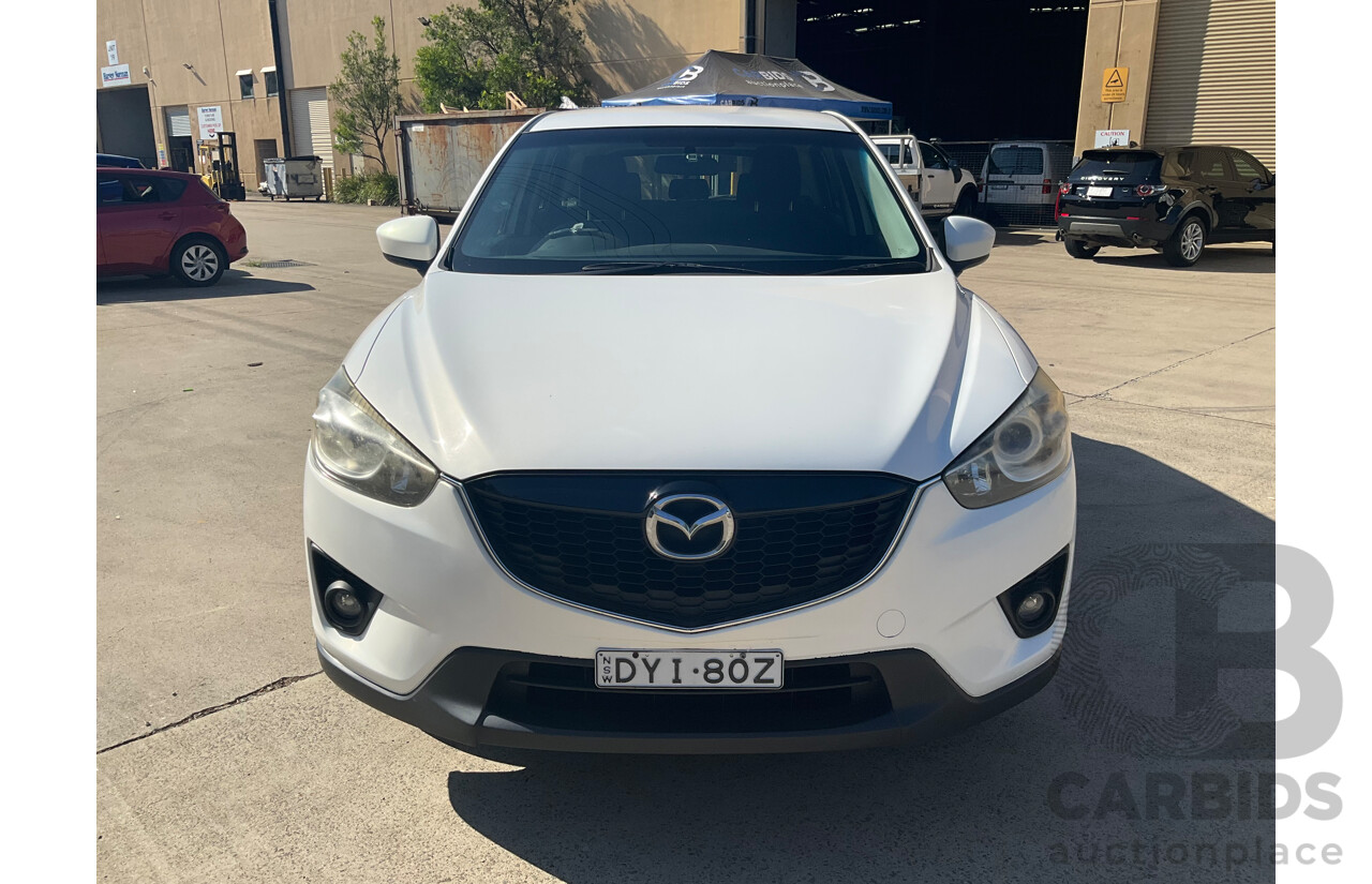 8/2014 Mazda CX-5 Maxx (4x2) MY13 Upgrade 4d Wagon Crystal White Pearl 2.0L