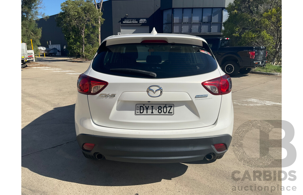 8/2014 Mazda CX-5 Maxx (4x2) MY13 Upgrade 4d Wagon Crystal White Pearl 2.0L