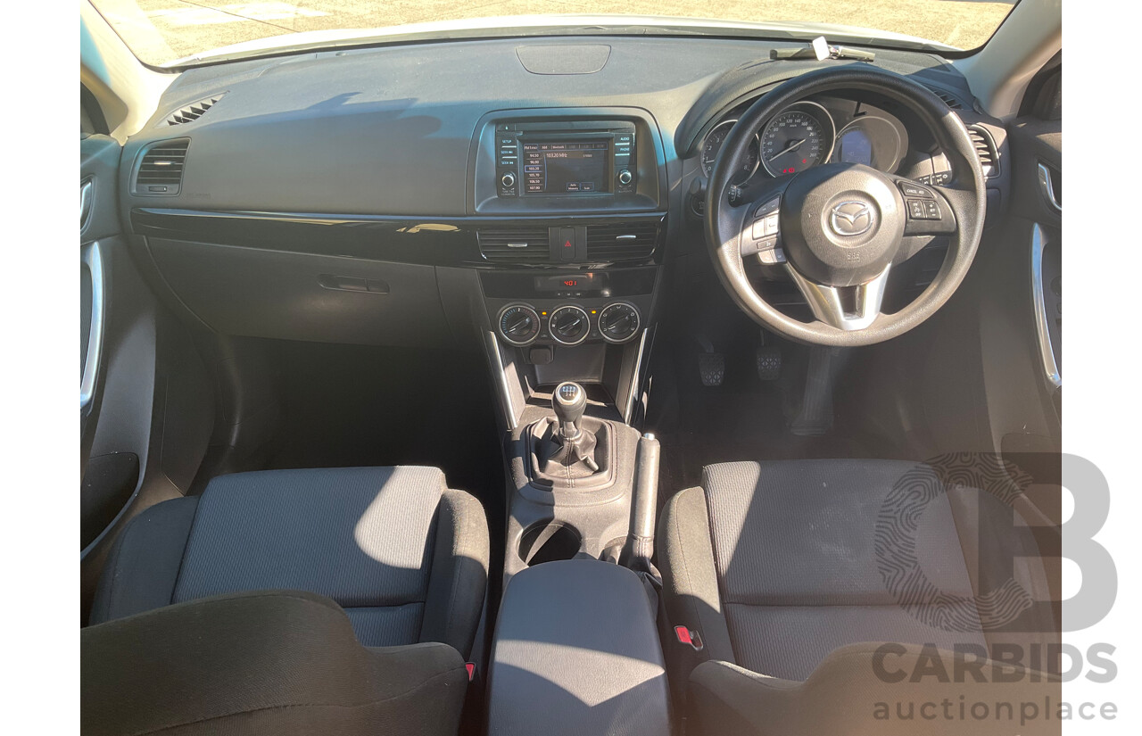 8/2014 Mazda CX-5 Maxx (4x2) MY13 Upgrade 4d Wagon Crystal White Pearl 2.0L