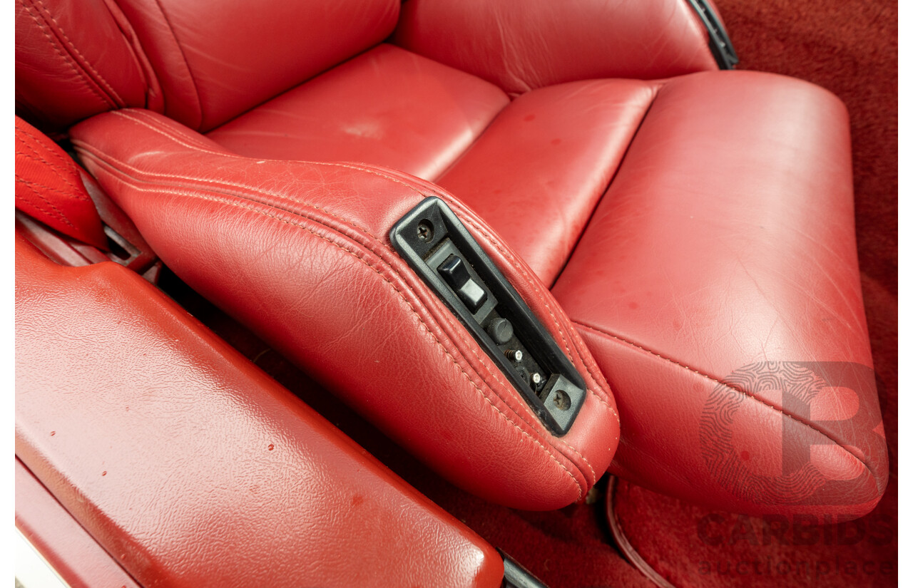 01/1985 Chevrolet Corvette C4 2d Coupe Two Tone Red / Beige V8 5.7L