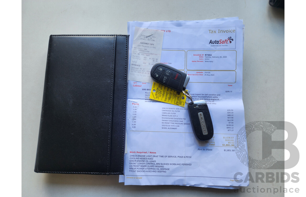 12/2014 Dodge Journey R/T JC MY14 4d Wagon White 3.6L