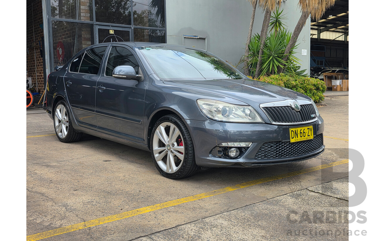 4/2010 Skoda Octavia RS 147 TSI 1Z MY10 5d Hatchback Grey Turbo 2.0L