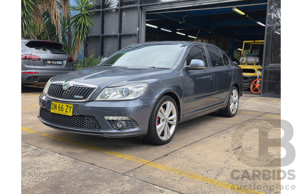 4/2010 Skoda Octavia RS 147 TSI 1Z MY10 5d Hatchback Grey Turbo 2.0L