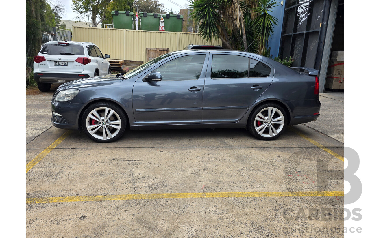 4/2010 Skoda Octavia RS 147 TSI 1Z MY10 5d Hatchback Grey Turbo 2.0L