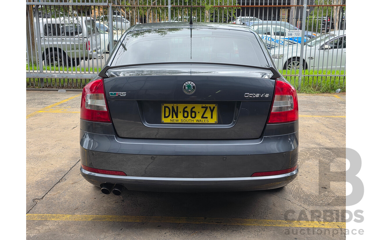 4/2010 Skoda Octavia RS 147 TSI 1Z MY10 5d Hatchback Grey Turbo 2.0L