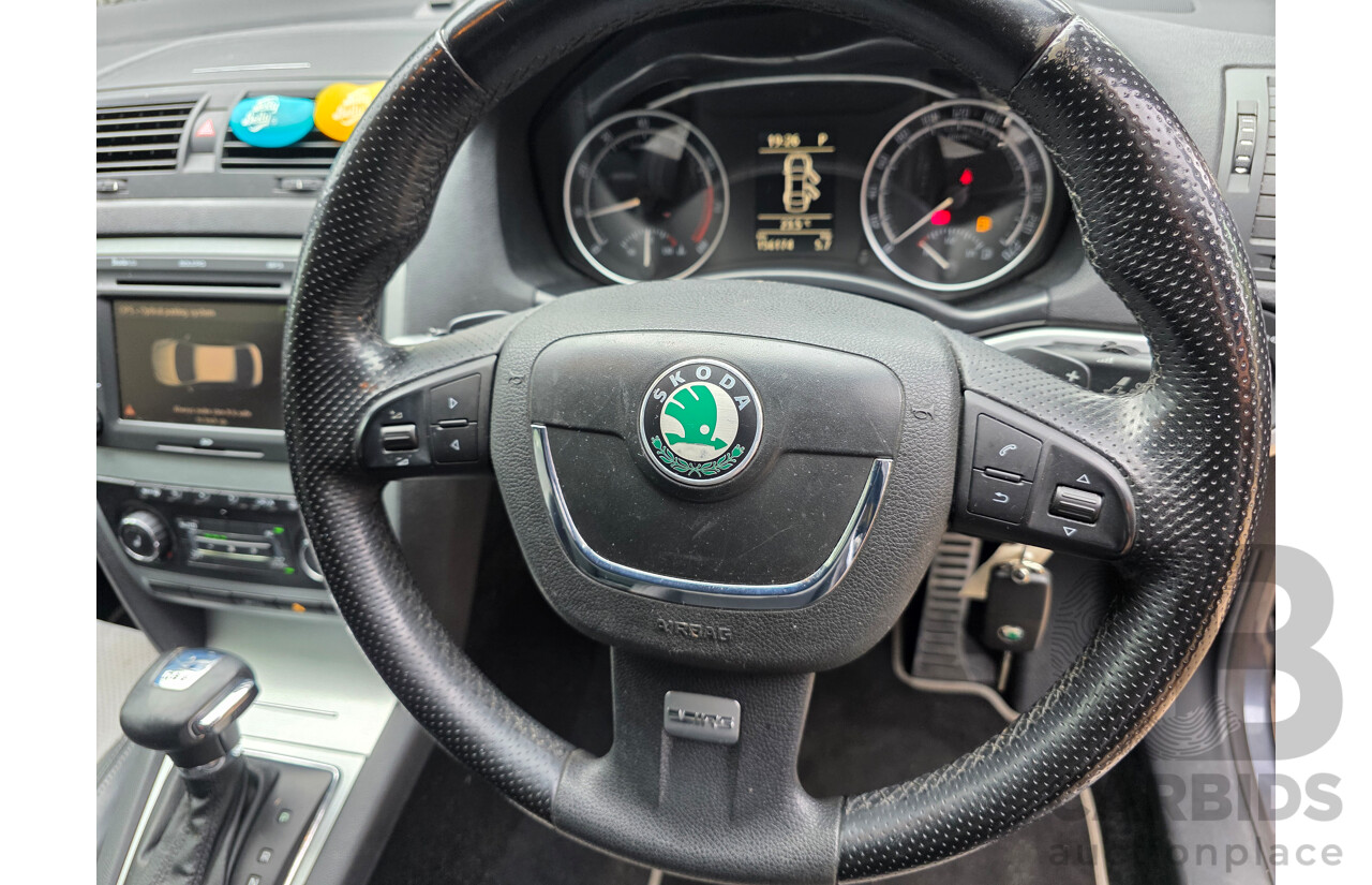 4/2010 Skoda Octavia RS 147 TSI 1Z MY10 5d Hatchback Grey Turbo 2.0L